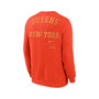 Men's Orange New York Mets Statement Ball Game Fleece Pullover Sweatshirt
