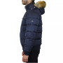 Men's Heavyweight Jacket With Detachable Faux Fur Hood