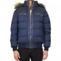 Men's Heavyweight Jacket With Detachable Faux Fur Hood
