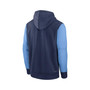 Men's Navy and Light Blue Tampa Bay Rays Authentic Collection Performance Hoodie