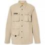 Men's Button-Front Four-Pocket Utility Overshirt