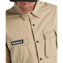 Men's Button-Front Four-Pocket Utility Overshirt