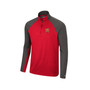 Men's Red, Charcoal Maryland Terrapins Two Yutes Raglan Quarter-Zip Windshirt