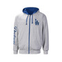 Men's Royal, Gray Los Angeles Dodgers Southpaw Reversible Raglan Hooded Full-Zip Jacket