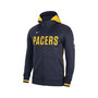 Men's Navy Indiana Pacers Authentic Showtime Performance Full-Zip Hoodie