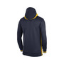Men's Navy Indiana Pacers Authentic Showtime Performance Full-Zip Hoodie