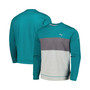 Men's Teal THE PLAYERS CLOUDSPUN Color-Block Pullover Sweatshirt