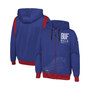 Men's Royal Buffalo Bills Combine Drop Back Full-Zip Hoodie