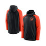 Men's Black, Orange Baltimore Orioles Authentic Collection Full-Zip Raglan Hoodie Performance Jacket