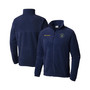 Men's Navy Milwaukee Brewers Big and Tall Steens Mountain Full-Zip Jacket