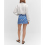 Women's Beaded Printed Miniskirt