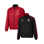 Men's Black and Red Atlanta United FC 2023 On-Field Anthem Full-Zip Reversible Team Jacket