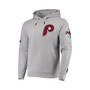 Men's Gray Philadelphia Phillies Team Logo Pullover Hoodie