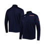 Men's Navy Auburn Tigers Universal Mock Neck Half-Zip Jacket