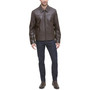 Men's Leather Jacket, Created for Macy's