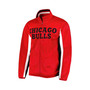 Men's Red Chicago Bulls Contender Wordmark Full-Zip Track Jacket