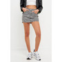 Women's High Waisted Warped Mini Skirt