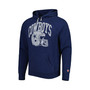 Men's Navy Dallas Cowboys Retro Helmet Tri-Blend Raglan Pullover Hoodie