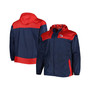 Men's Navy Cleveland Guardians Flash Forward Challenger Big and Tall Omni-Shade Full-Zip Windbreaker