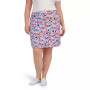 Plus Size Printed Tech Stretch Skort