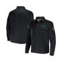 Men's NFL x Darius Rucker Collection by Black Miami Dolphins Canvas Button-Up Shirt Jacket