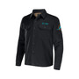 Men's NFL x Darius Rucker Collection by Black Miami Dolphins Canvas Button-Up Shirt Jacket