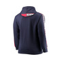 Men's Navy New England Patriots Big and Tall Full-Zip Hoodie