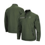Men's Olive Florida State Seminoles OHT Military-Inspired Appreciation Digit Quarter-Snap Jacket