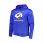 Men's Royal Los Angeles Rams Combine Authentic Split Defense Pullover Hoodie