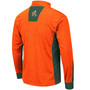 Men's Orange Miami Hurricanes Bart Windshirt Quarter-Zip Jacket