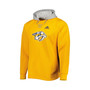 Men's Gold Nashville Predators Skate Lace Primeblue Team Pullover Hoodie