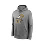 Men's Heathered Gray New Orleans Saints Rewind Club Fleece Pullover Hoodie