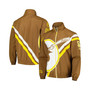 Men's Brown San Diego Padres Exploded Logo Warm Up Full-Zip Jacket