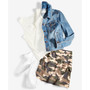 Juniors' Camo Cargo Pull-On Mini Skirt