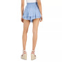 Juniors' High Rise Skirty Smocked Shorts