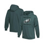 Men's Midnight Green Philadelphia Eagles Combine Authentic Split Defense Pullover Hoodie