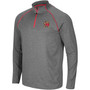 Men's Heathered Charcoal Maryland Terrapins Robert Raglan Quarter-Zip Jacket