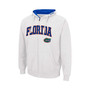 Men's White Florida Gators Arch Logo 3.0 Full-Zip Hoodie