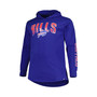 Men's Branded Royal Buffalo Bills Big and Tall Front Runner Pullover Hoodie