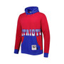 Men's Red, Navy New England Patriots Big and Tall Big Face Pullover Hoodie
