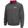 Men's Charcoal Ohio State Buckeyes Tortugas Team Logo Quarter-Zip Jacket
