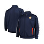Men's Navy Houston Astros Big and Tall Tricot Track Full-Zip Jacket