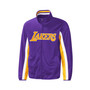 Men's Purple Los Angeles Lakers Contender Wordmark Full-Zip Track Jacket
