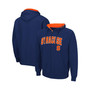 Men's Navy Syracuse Orange Arch & Logo 3.0 Full-Zip Hoodie