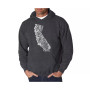 Men's Word Art Hooded Sweatshirt - California State