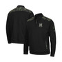 Men's Black Maryland Terrapins OHT Military-Inspired Appreciation Commo Fleece Quarter-Zip Jacket