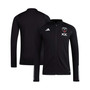 Men's Black D.C. United 2023 On-Field AEROREADY Full-Zip Training Top