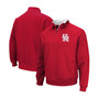 Men's Red Houston Cougars Tortugas Logo Quarter-Zip Pullover Jacket