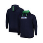 Men's College Navy Seattle Seahawks Big and Tall Logo Pullover Hoodie