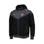 Men's Black Canada Soccer Windrunner Raglan Full-Zip Hoodie